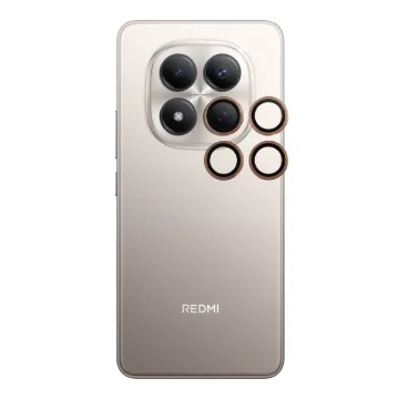 VOLTE-TEL CAMERA GLASS COVER XIAOMI REDMI NOTE 15 PRO 4G 6.77in 9H 0.30MM EASY APPLICATION GOLD