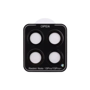 VOLTE-TEL CAMERA GLASS COVER XIAOMI REDMI NOTE 15 PRO/NOTE 15 PRO PLUS/ POCO M8 PRO 5G 6.83in 9H 0.30MM EASY APPLICATION BLACK