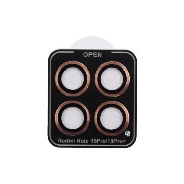 VOLTE-TEL CAMERA GLASS COVER XIAOMI REDMI NOTE 15 PRO/NOTE 15 PRO PLUS/ POCO M8 PRO 5G 6.83in 9H 0.30MM EASY APPLICATION GOLD