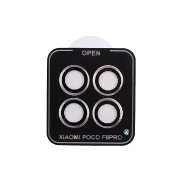 VOLTE-TEL CAMERA GLASS COVER XIAOMI POCO F8 PRO 6.59in 9H 0.30MM EASY APPLICATION SILVER