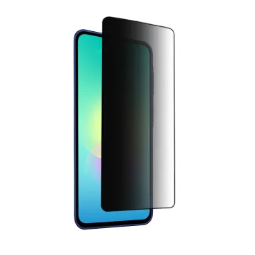 IDOL 1991 PREMIUM PRIVACY ANTISPY TEMPERED GLASS SAMSUNG A27 5G A276 6.7in 9H 0.25mm SEMI CURVED FULL GLUE BLACK