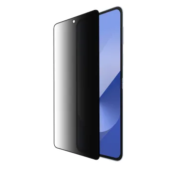 IDOL 1991 PRIVACY ANTISPY TEMPERED GLASS SAMSUNG Z FLIP 8 5G 6.9in 9H 0.25mm SEMI CURVED FULL GLUE BLACK