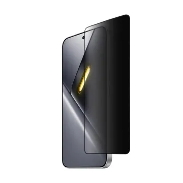 IDOL 1991 PRIVACY ANTISPY TEMPERED GLASS XIAOMI POCO X8 PRO MAX 6.83in 9H 0.25mm SEMI CURVED FINGER UNLOCK FULL GLUE BLACK