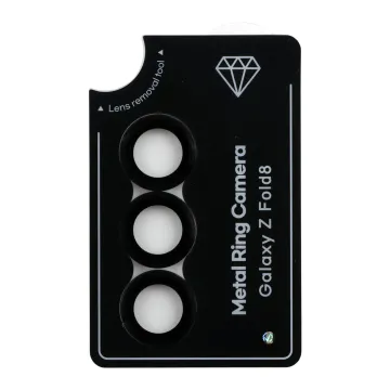 VOLTE-TEL CAMERA GLASS COVER SAMSUNG Z FOLD 8 ULTRA 5G 8.0in 9H 0.33MM EASY APPLICATION BLACK