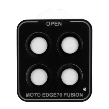 VOLTE-TEL CAMERA GLASS COVER MOTOROLA EDGE 70 FUSION 5G 6.78in 9H 0.33MM EASY APPLICATION BLACK
