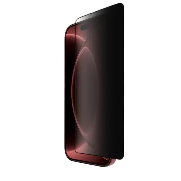 IDOL 1991 PRIVACY ANTISPY TEMPERED GLASS IPHONE 18 PRO MAX 6.9in 9H 0.25mm SEMI CURVED FULL GLUE BLACK