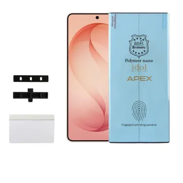 IDOL 1991 APEX POLYMER NANOTECH FILM SAMSUNG S26 ULTRA 5G S948 6.9in FINGER UNLOCK FULL COVER WITH INSTALLATION KIT