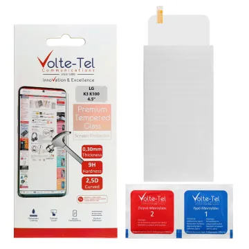 VOLTE-TEL TEMPERED GLASS LG K3 K100 4.5in 9H 0.30mm 2.5D FULL GLUE