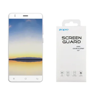 TEMPERED GLASS ZOPO C5i ZP567 5.0in 9H 0.33mm 2.5D FULL GLUE FULL COVER OR