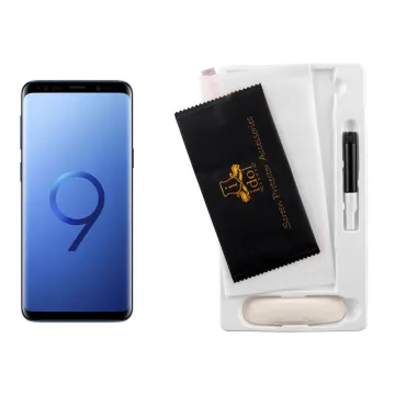 IDOL 1991 UV TEMPERED GLASS SAMSUNG S9 G960 5.8in 9H 0.20mm 10D SEMI WITH GLUE-TOOL FULL COVER TRANSPARENT