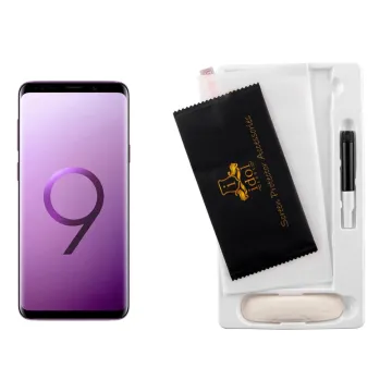 IDOL 1991 UV TEMPERED GLASS SAMSUNG S9 PLUS G965 6.2in 9H 0.20mm 10D SEMI WITH GLUE-TOOL FULL COVER TRANSPARENT
