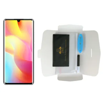 IDOL 1991 UV TEMPERED GLASS XIAOMI MI NOTE 10 LITE 6.47in 9H 0.20mm 10D SEMI WITH GLUE-TOOL FINGER UNLOCK FULL COVER TRANSPAREN
