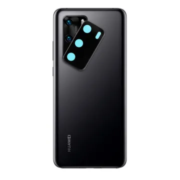 VOLTE-TEL CAMERA GLASS COVER HUAWEI P40 6.1in 9H 0.30MM TITANIUM WITH FRAME BLACK