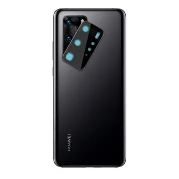 VOLTE-TEL CAMERA GLASS COVER HUAWEI P40 PRO 6.58in 9H 0.30MM TITANIUM WITH FRAME BLACK