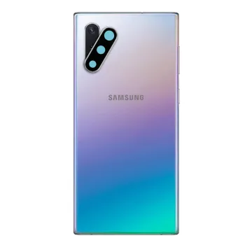 VOLTE-TEL CAMERA GLASS COVER SAMSUNG NOTE 10 N970 6.3in 9H 0.30MM TITANIUM WITH FRAME SILVER