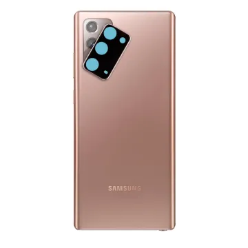 VOLTE-TEL CAMERA GLASS COVER SAMSUNG NOTE 20 N980 6.7in 9H 0.30MM TITANIUM WITH FRAME GOLD