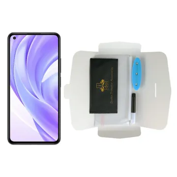 IDOL 1991 UV TEMPERED GLASS XIAOMI MI 11/MI 11 ULTRA 6.81in 9H 0.20mm 10D SEMI WITH GLUE-TOOL FINGER UNLOCK FULLCOVER TRANSPAREN