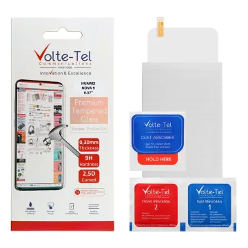 VOLTE-TEL TEMPERED GLASS HUAWEI NOVA 9 6.57in 9H 0.30mm 2.5D FULL GLUE