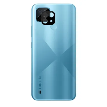VOLTE-TEL CAMERA GLASS REALME C21 6.5in 9H 0.25mm 3D CURVED BLACK