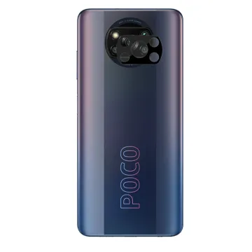 VOLTE-TEL CAMERA GLASS XIAOMI POCO X3/X3 PRO 6.67in 9H 0.25mm 3D CURVED BLACK
