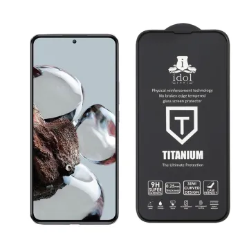 IDOL 1991 TITANIUM TEMPERED GLASS XIAOMI 12T/12T PRO 6,67in 9H 0.25mm SEMI CURVED FULL GLUE BLACK