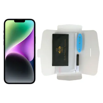 IDOL 1991 UV TEMPERED GLASS IPHONE 14 PRO MAX / 14 PLUS 6.7in 9H 0.20mm 10D SEMI WITH GLUE-TOOL FULL COVER TRANSPARENT