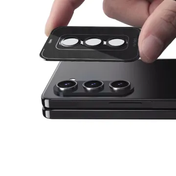 VOLTE-TEL CAMERA GLASS COVER SAMSUNG Z FOLD 5 F946 5G 7.6in 9H 0.30MM EASY APPLICATION BLACK