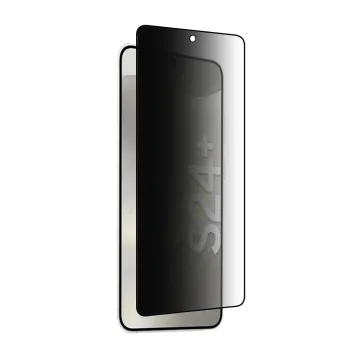 IDOL 1991 PREMIUM PRIVACY ANTISPY TEMPERED GLASS SAMSUNG S24 PLUS 5G 6.7in 9H 0.25mm SEMI CURVED FULL GLUE BLACK