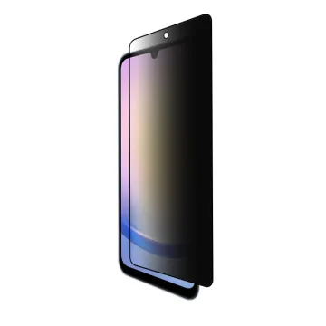 IDOL 1991 PRIVACY ANTISPY TEMPERED GLASS SAMSUNG A25 5G A256 6.5in 9H 0.25mm SEMI CURVED FULL GLUE BLACK