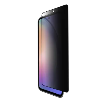 IDOL 1991 PRIVACY ANTISPY TEMPERED GLASS SAMSUNG A55 5G A556 6.6in 9H 0.25mm SEMI CURVED FULL GLUE BLACK