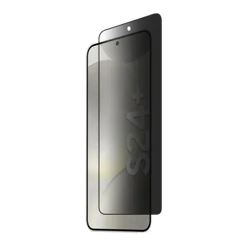 IDOL 1991 PRIVACY ANTISPY TEMPERED GLASS SAMSUNG S24 PLUS 5G 6.7in 9H 0.25mm 3D SEMI CURVED EDGE GLUE FINGER UNLOCK BLACK