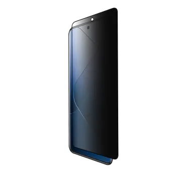 IDOL 1991 PRIVACY ANTISPY TEMPERED GLASS XIAOMI 14 6.36in 9H 0.25mm SEMI CURVED FULL GLUE BLACK