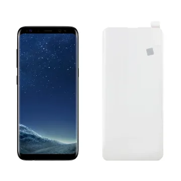 IDOL 1991 UV TEMPERED GLASS SAMSUNG S8 G950 5.8in 9H 0.20mm 10D SEMI WITH GLUE-TOOL FULL COVER TRANSPARENT