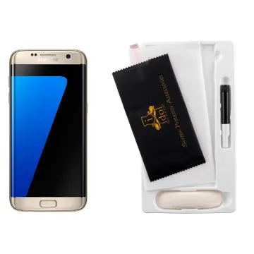 IDOL 1991 UV TEMPERED GLASS SAMSUNG S7 EDGE G935 5.5in 9H 0.20mm 10D SEMI WITH GLUE-TOOL FULL COVER TRANSPARENT