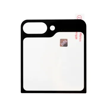 IDOL 1991 OUTSIDE SILK SCREEN TEMPERED GLASS SAMSUNG Z FLIP 5 5G F731 6.7in 9H 0.25mm 2.5D FULL COVER BLACK