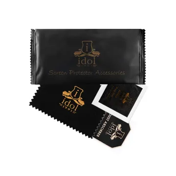 IDOL 1991 GLAMOUR TEMPERED GLASS SAMSUNG S23 ULTRA 5G S918 6.8in9H 0.30mm FULL COVER 3D FULL GLUE FINGER UNLOCK BLACK+SQUEEZYCAR