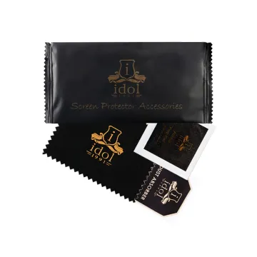 IDOL 1991 GLAMOUR TEMPERED GLASS HONOR MAGIC 6 LITE 5G 6.78in 9H 0.30mm FULL COVER 3D FULL GLUE FINGER UNLOCK BLACK+SQUEEZY CARD