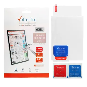 VOLTE-TEL TEMPERED GLASS HUAWEI MATEPAD 11 2021 10.95in 9H 0.30mm 2.5D FULL GLUE