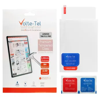 VOLTE-TEL TEMPERED GLASS LENOVO TAB P11 PRO 11.5in 9H 0.30mm 2.5D FULL GLUE