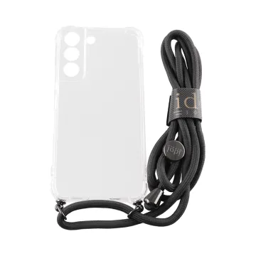 IDOL 1991 ANTISHOCK AIR TPU ΘΗΚΗ SAMSUNG S22 5G S901 6.1in WITH STRAP FULL CAMERA PROTECTION ΔΙΑΦΑΝΗ