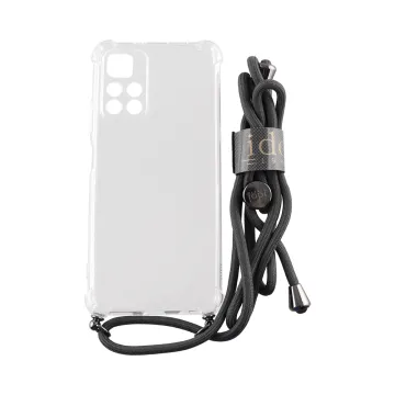 IDOL 1991 ANTISHOCK AIR TPU ΘΗΚΗ XIAOMI POCO M4 PRO 5G/REDMI NOTE 11T 5G 6.6in WITH STRAP FULL CAMERA PROTECTION ΔΙΑΦΑΝΗ