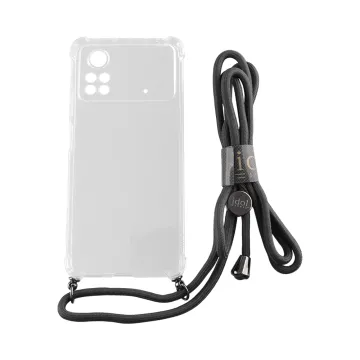 IDOL 1991 ANTISHOCK AIR TPU ΘΗΚΗ XIAOMI POCO X4 PRO 5G 6.67in WITH STRAP FULL CAMERA PROTECTION ΔΙΑΦΑΝΗ
