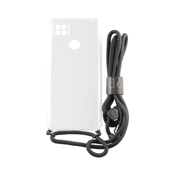 IDOL 1991 ANTISHOCK AIR TPU ΘΗΚΗ XIAOMI REDMI 9C 6.53in WITH STRAP FULL CAMERA PROTECTION ΔΙΑΦΑΝΗ