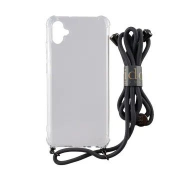 IDOL 1991 ANTISHOCK AIR TPU ΘΗΚΗ SAMSUNG A04e A042 6.5in WITH STRAP FULL CAMERA PROTECTION ΔΙΑΦΑΝΗ