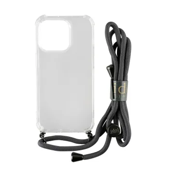 IDOL 1991 ANTISHOCK AIR TPU ΘΗΚΗ IPHONE 15 PRO MAX 6.7in WITH STRAP CAMERA GUARD ΔΙΑΦΑΝΗ