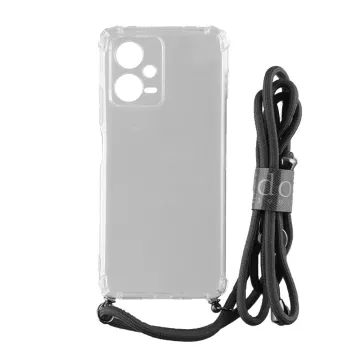 IDOL 1991 ANTISHOCK AIR TPU ΘΗΚΗ XIAOMI REDMI NOTE 12 5G 6.67in WITH STRAP FULL CAMERA PROTECTION ΔΙΑΦΑΝΗ