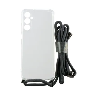 IDOL 1991 ANTISHOCK AIR TPU ΘΗΚΗ SAMSUNG A35 5G A356 6.6in WITH STRAP FULL CAMERA PROTECTION ΔΙΑΦΑΝΗ