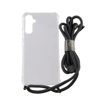 IDOL 1991 ANTISHOCK AIR TPU ΘΗΚΗ SAMSUNG A55 5G A556 6.6in WITH STRAP CAMERA GUARD ΔΙΑΦΑΝΗ