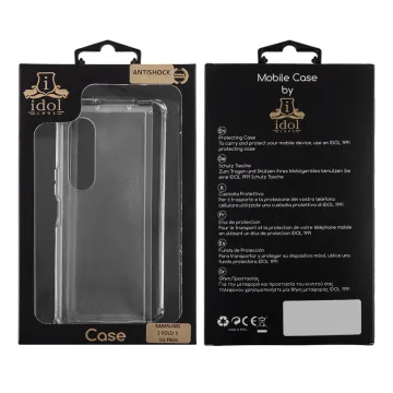IDOL 1991 ANTISHOCK AIR TPU ΘΗΚΗ SAMSUNG Z FOLD 3 5G F926 7.6in BACK-FRONT CAMERA GUARD ΔΙΑΦΑΝΗ