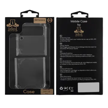 IDOL 1991 ANTISHOCK AIR TPU ΘΗΚΗ SAMSUNG Z FLIP 3 5G F711 6.7in BACK-FRONT CAMERA GUARD ΔΙΑΦΑΝΗ